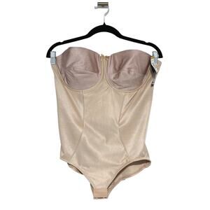 Miraclesuit Strapless Body Briefer Extra Firm Control Size 42C NWT